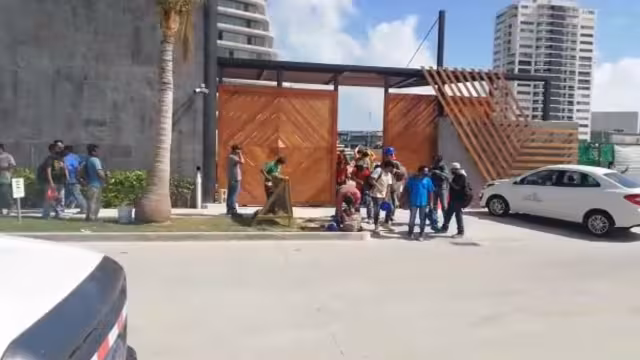 El lamentable suceso ocurrió aquí