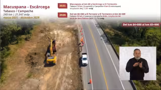SICT invertirá 3,749 millones en obras carreteras durante 2026