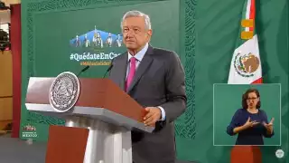El presidente comentó sobre su gira esta mañana