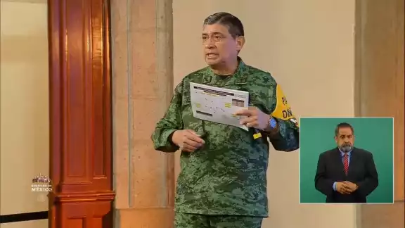 El secretario de la SEDENA informó las acciones de distribución El secretario de la SEDENA informó las acciones de distribución