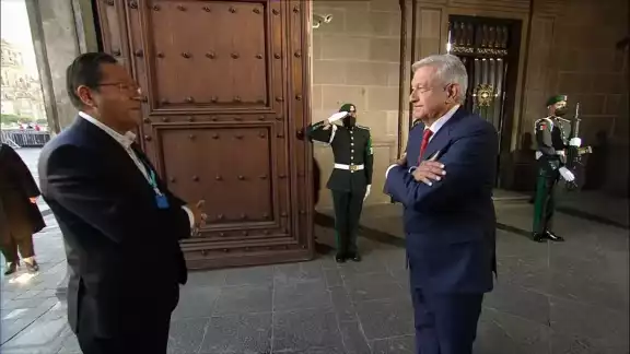 Así lo recibió el Presidente en Palacio Nacional Así lo recibió el Presidente en Palacio Nacional