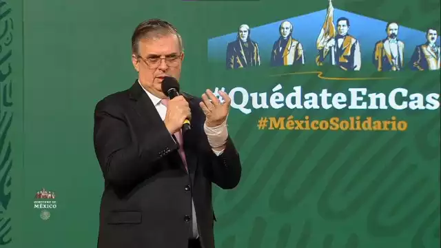 El titular de la SRE: Marcelo Ebrard