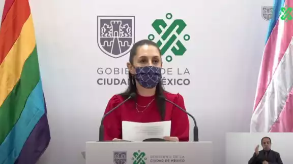 Claudia Sheinbaum, durante su conferencia de prensa