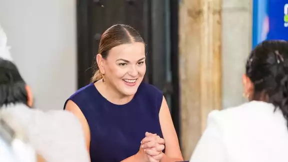 Cecilia Patrón resaltó que se procurará la seguridad de los locatarios