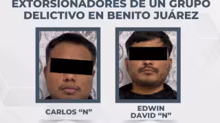 Por presunta extorsión a comerciante, dos jóvenes fueron detenidos en Cancún