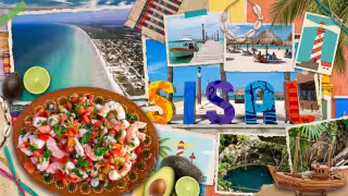 El pueblo a una hora de Mérida con playas cristalinas y los mejores platillos con mariscos