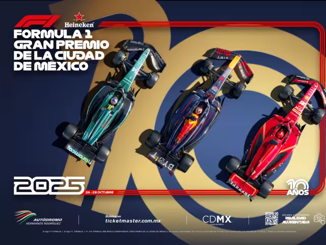 El cartel del GP México 2025