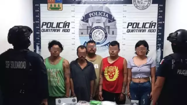 Los detenidos y los posibles narcóticos, fueron puestos a disposición de la misma FGE