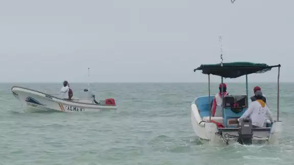 En enero y febrero, los pescadores sólo han podido  zarpar en cuatro veces