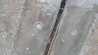 El aguacero interrumpió temporalmente las actividades de los ciudadanos