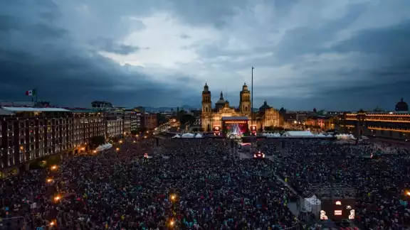 Conciertos gratuitos en el Zócalo de la CDMX Conciertos gratuitos en el Zócalo de la CDMX