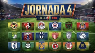 Jornada 4 Liga MX: partidos, horarios y dónde ver en vivo el regreso del Apertura 2026