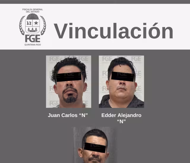 Los tres fueron vinculados a proceso por posesión de marihuana.