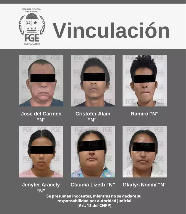 La Fiscalía General del Estado presentó las pruebas suficientes para que fueran vinculados.