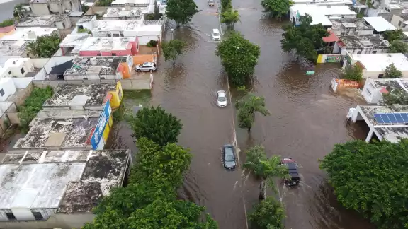 La zona con el mayor riesgo de inundación se ubica en el extremo norte de la ciudad La zona con el mayor riesgo de inundación se ubica en el extremo norte de la ciudad