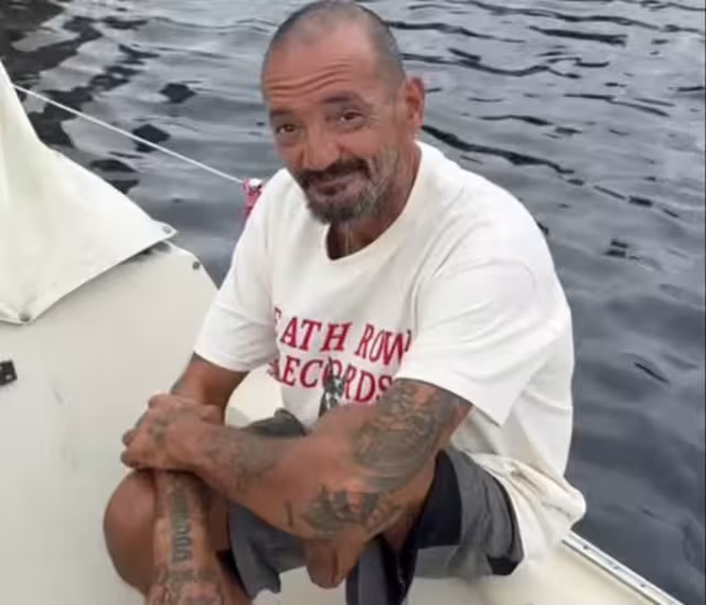 El hombre sobrevivió al huracán