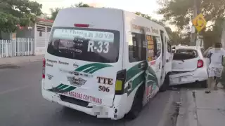 Registran al menos cuatro accidentes viales en la mañana del martes en Cancún