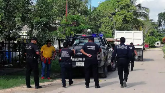 El hombre fue detenido por policías de Seyé El hombre fue detenido por policías de Seyé