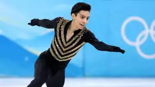 El patinador artístico debutó en los Juegos Olímpicos de Invierno en Beijing