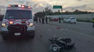 Los motociclistas fueron atropellados por un conductor