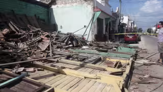 La vivienda se derrumbó hasta sus cimientos dejando un espaio ocupado sólo por escombros