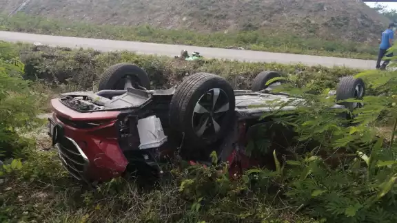 El incidente se registró a la altura de la comisaría de San Ignacio de Progreso El incidente se registró a la altura de la comisaría de San Ignacio de Progreso