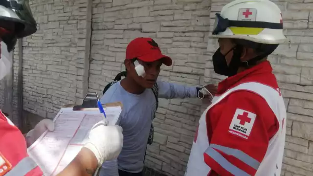 El ciclista negó ser trasladado al hospital hasta que llegara la aseguradora
