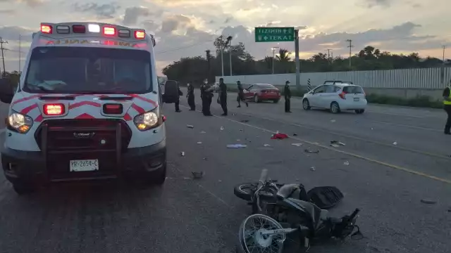 Los motociclistas fueron atropellados por un conductor
