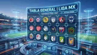 Apertura 2026: así quedó la tabla general tras la Jornada 5