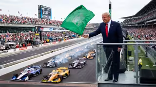 Trump ondeará la bandera verde de IndyCar en Washington
