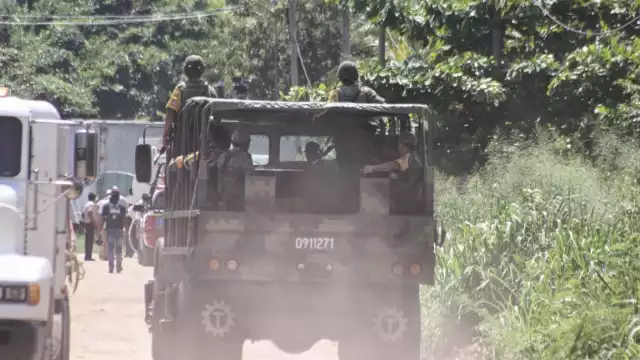 Tras hechos armados, las fuerzas armadas han establecido operativos de patrullaje en la comunidad de Sergio Butrón Casas