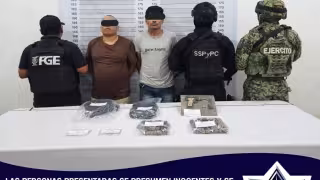 Detienen a dos en Tulum por presuntos delitos contra la salud