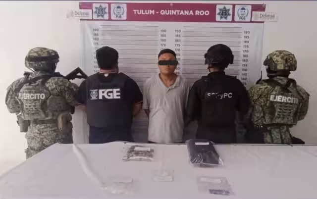 Las autoridades no informaron si el detenido estaría vinculado con algún grupo delictivo que opere en la región