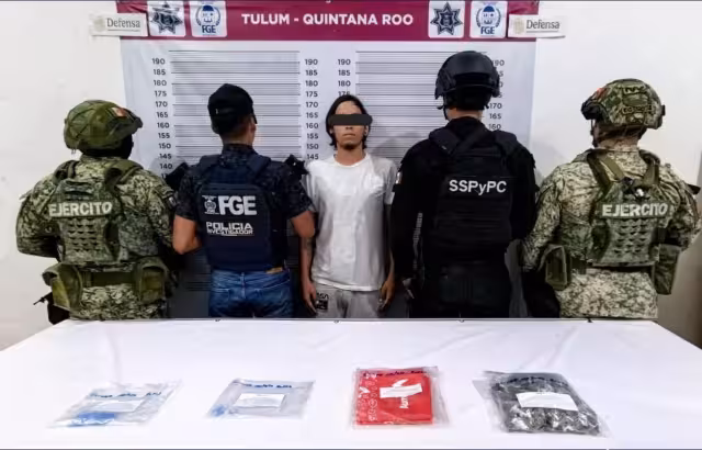 El detenido fue identificado como Fabián Alejandro “N”, quien fue puesto a disposición de la Agencia del Ministerio Público