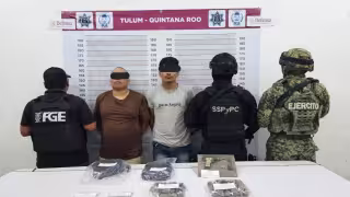 Detienen en un operativo a dos presuntos responsables de un homicidio en Tulum