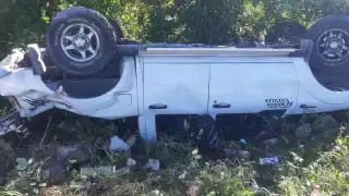 al lugar de los hechos arribo la ambulancia 21 E de la Secretaría de Seguridad Publica