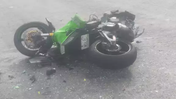Las autoridades arribaron a la zona para atender al lesionado Las autoridades arribaron a la zona para atender al lesionado