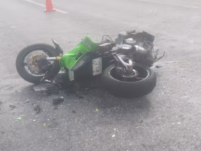 Las autoridades arribaron a la zona para atender al lesionado