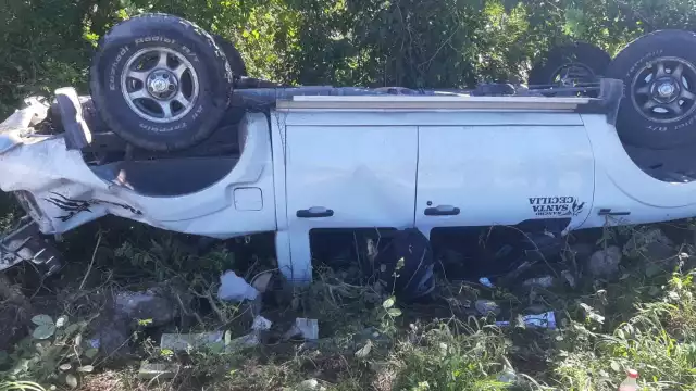 al lugar de los hechos arribo la ambulancia 21 E de la Secretaría de Seguridad Publica