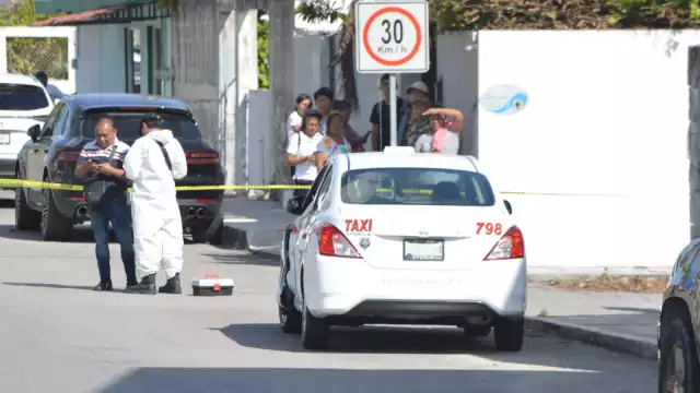 La zona fue acordonada y el cuerpo fue llevado a la Semefo