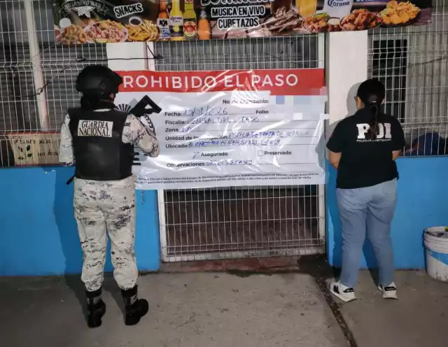 Elementos de diferentes corporaciones participaron en el operativo.