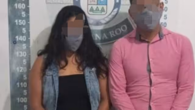 Los detenidos se identificaron como Juan “N” de 33 años y Cinthia “N” de 27 años