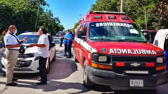 El accidente vehicular ocurrió alrededor del mediodía de este miércoles
