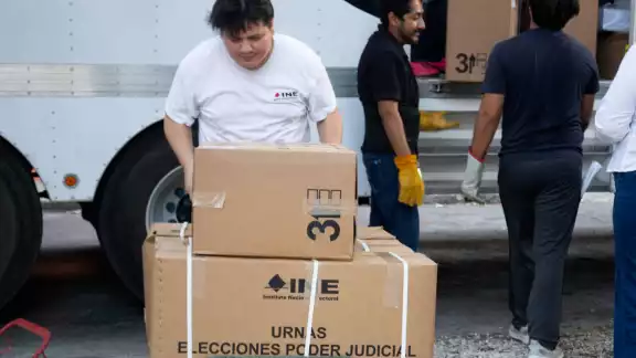 El 6 de mayo llegarán a Campeche más de dos millones de boletas custodiadas por la Defensa y la Guardia Nacional.