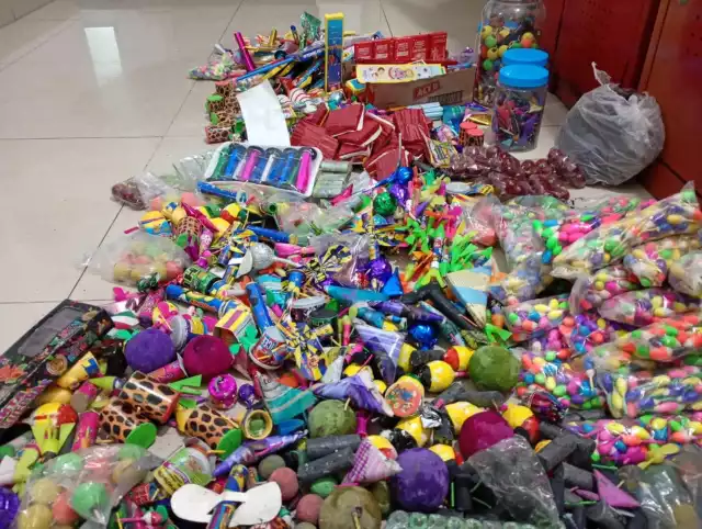 Autoridades decomisaron 650 kilos de productos en las últimas horas del 2025 y primeras del 2026.