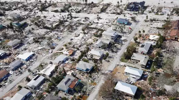 El Huracán Ian destruyó viviendas de Florida El Huracán Ian destruyó viviendas de Florida