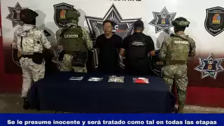 Detienen a presunto dealer con orden de aprehensión