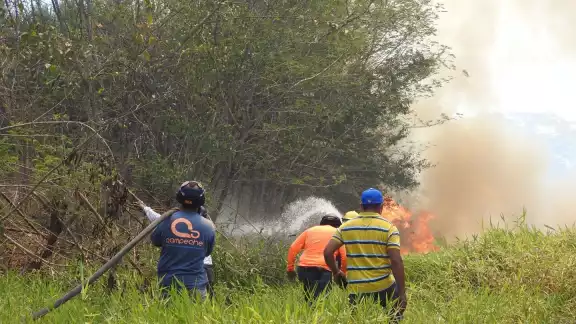 El incendio duró alrededor de 4 horas El incendio duró alrededor de 4 horas