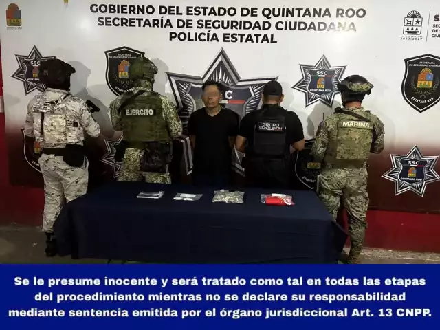 Detienen a presunto dealer con orden de aprehensión