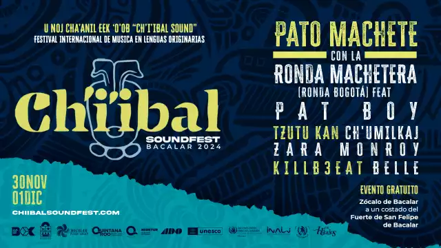 Ch'i'ibal Sound Fest 2024 tendrá una edición de lenguas originarias